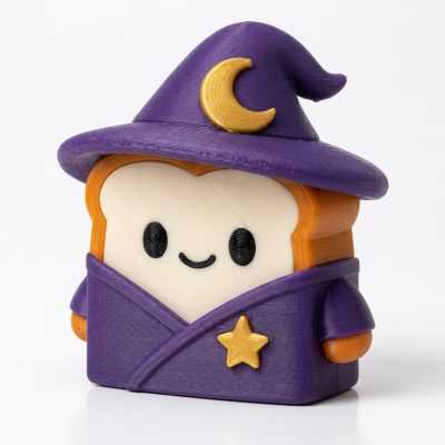 Sorceress Toast Collectible Figurine - Unique Desk Decor for Adults – 3D Printed in Canada — 3D Printed Figurines by 3DCentral