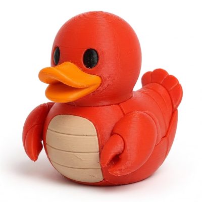 American Lobster Duck Collectible Figurine - Unique Desk Decor for Adults – 3D Printed in Canada — 3D Printed Ducks by 3DCentral