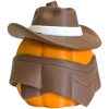 Spaghetti Western Pumpkin Collectible Figurine - Unique Desk Decor for Adults – 3D Printed in Canada