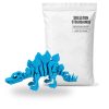 Articulated Skeleton Stegosaurus Figurine for Adults – Poseable Dinosaur, Fanned Back Plates, Tail Spikes – Halloween Desk Decor, Collectible Gift – 3D Printed in Canada