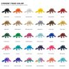 Articulated Skeleton Stegosaurus Figurine for Adults – Poseable Dinosaur, Fanned Back Plates, Tail Spikes – Halloween Desk Decor, Collectible Gift – 3D Printed in Canada