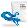 Articulated Snake Skeleton Figurine – Flexible Poseable Rattlesnake, Fanged Skull, Hinged Jaw – Halloween Gothic Desk Decor, Collectible Gift – 3D Printed in Canada — 3D Printed Skulls by 3DCentral